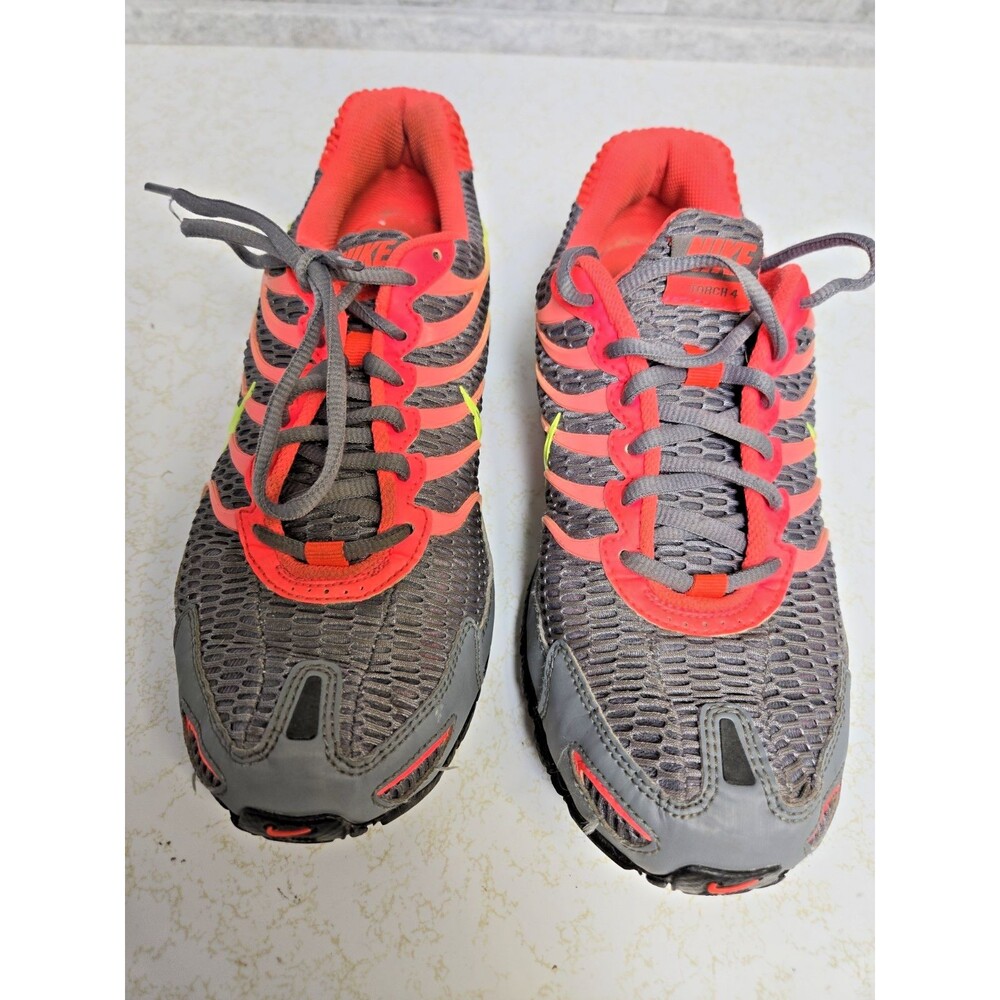 Nike 343851 Maxair Torch 4 Gray Orange Green Size 10 Good Condition